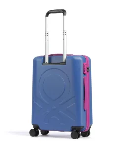 x United Colors of Benetton Fabrica 4-Rollen Trolley blau 55 cm