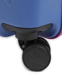 x United Colors of Benetton Fabrica 4-Rollen Trolley blau 55 cm