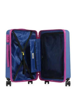 x United Colors of Benetton Fabrica 4-Rollen Trolley blau 55 cm