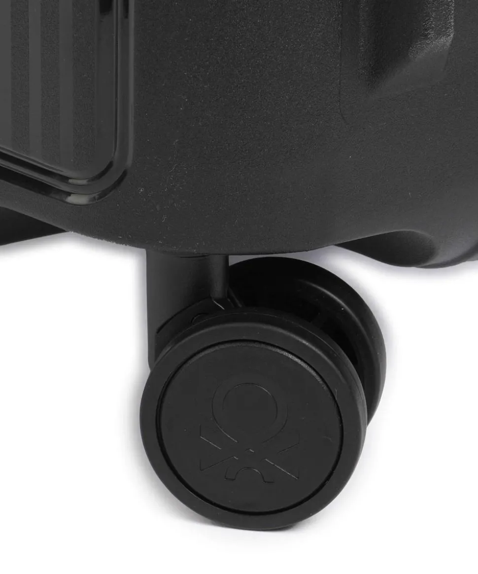 x United Colors of Benetton CB Hard 4-Rollen Trolley schwarz 67 cm