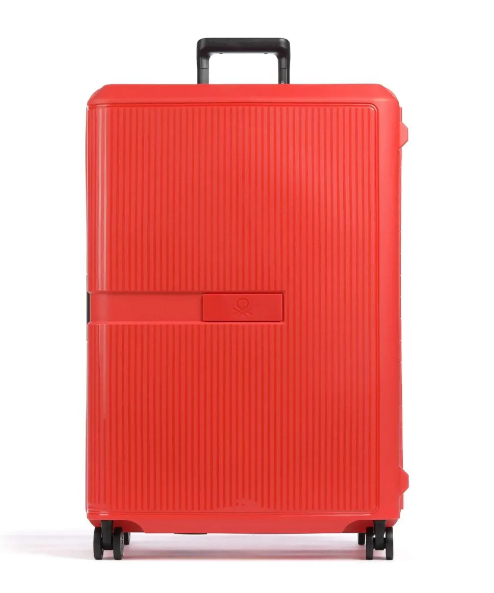 x United Colors of Benetton CB Hard 4-Rollen Trolley rot 77 cm