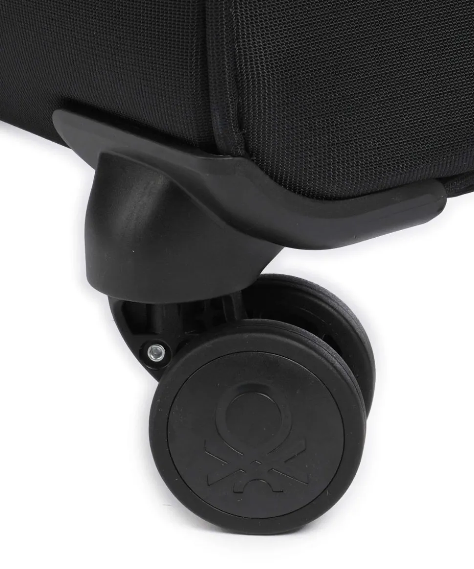 x United Colors of Benetton CB 4-Rollen Trolley schwarz 55 cm