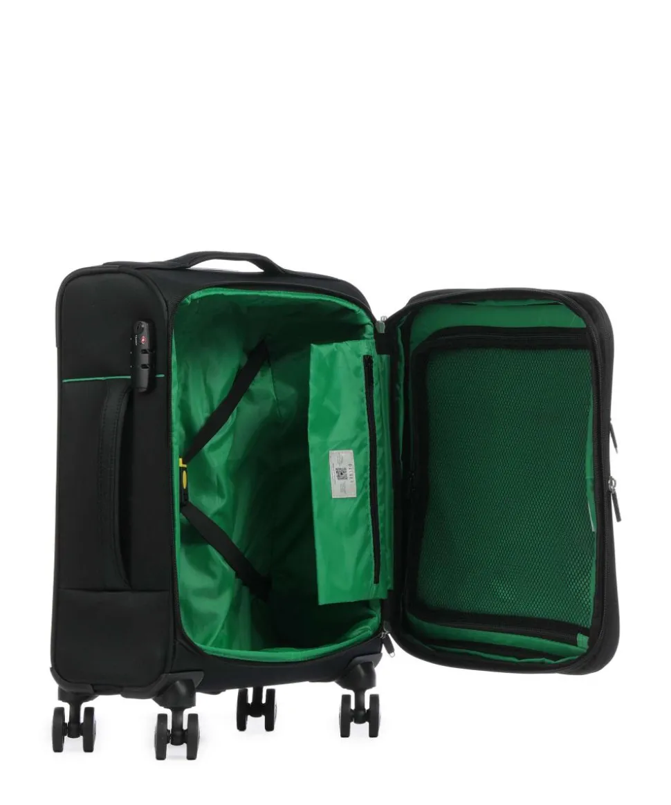 x United Colors of Benetton CB 4-Rollen Trolley schwarz 55 cm