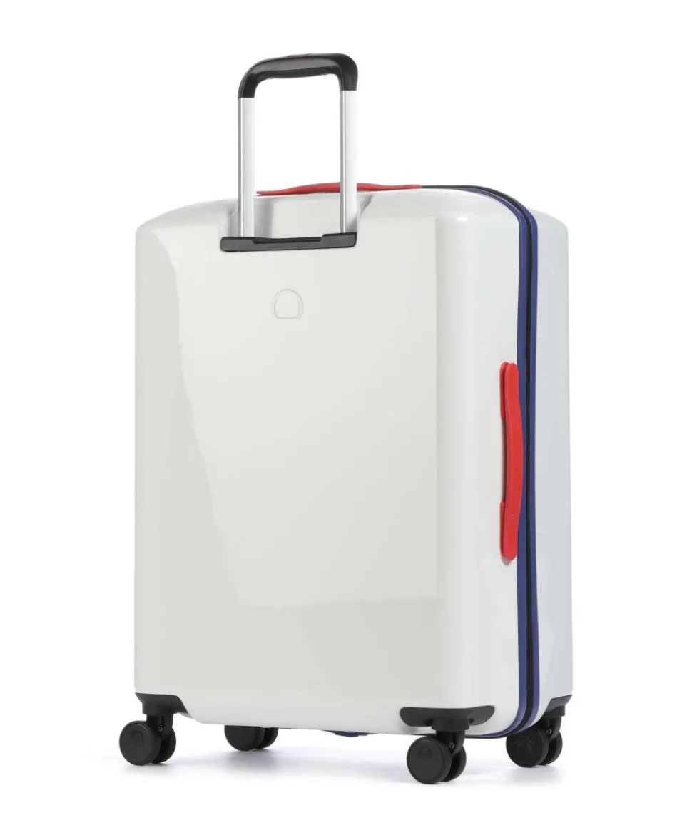 x United Colors of Benetton United 4-Rollen Trolley weiß 66 cm