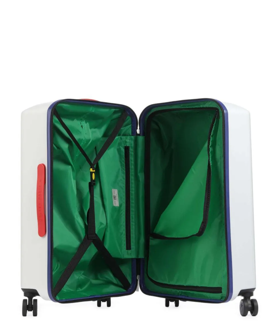 x United Colors of Benetton United 4-Rollen Trolley weiß 66 cm