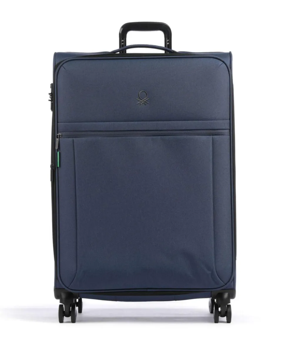 x United Colors of Benetton BE 4-Rollen Trolley blau 76 cm