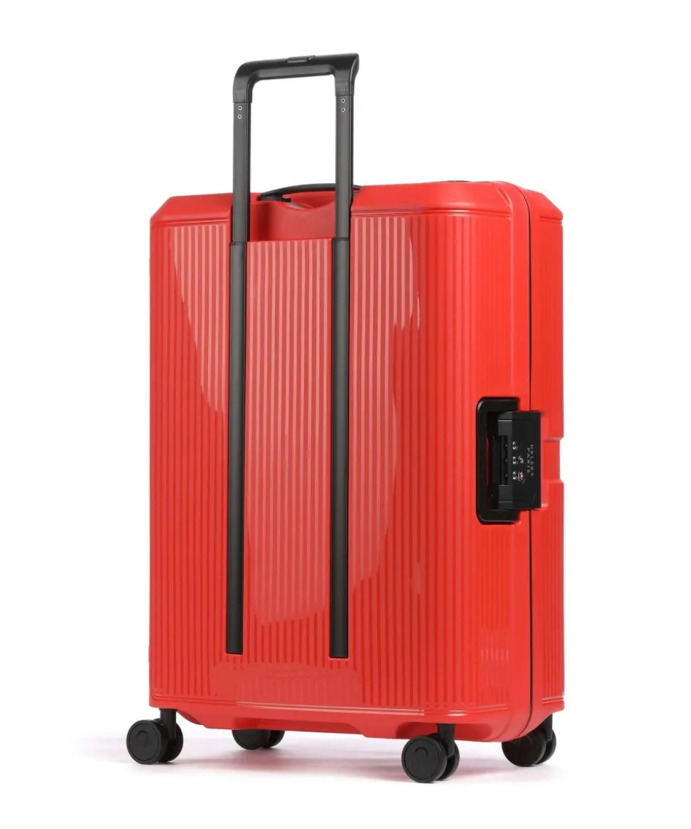 x United Colors of Benetton CB Hard 4-Rollen Trolley rot 67 cm