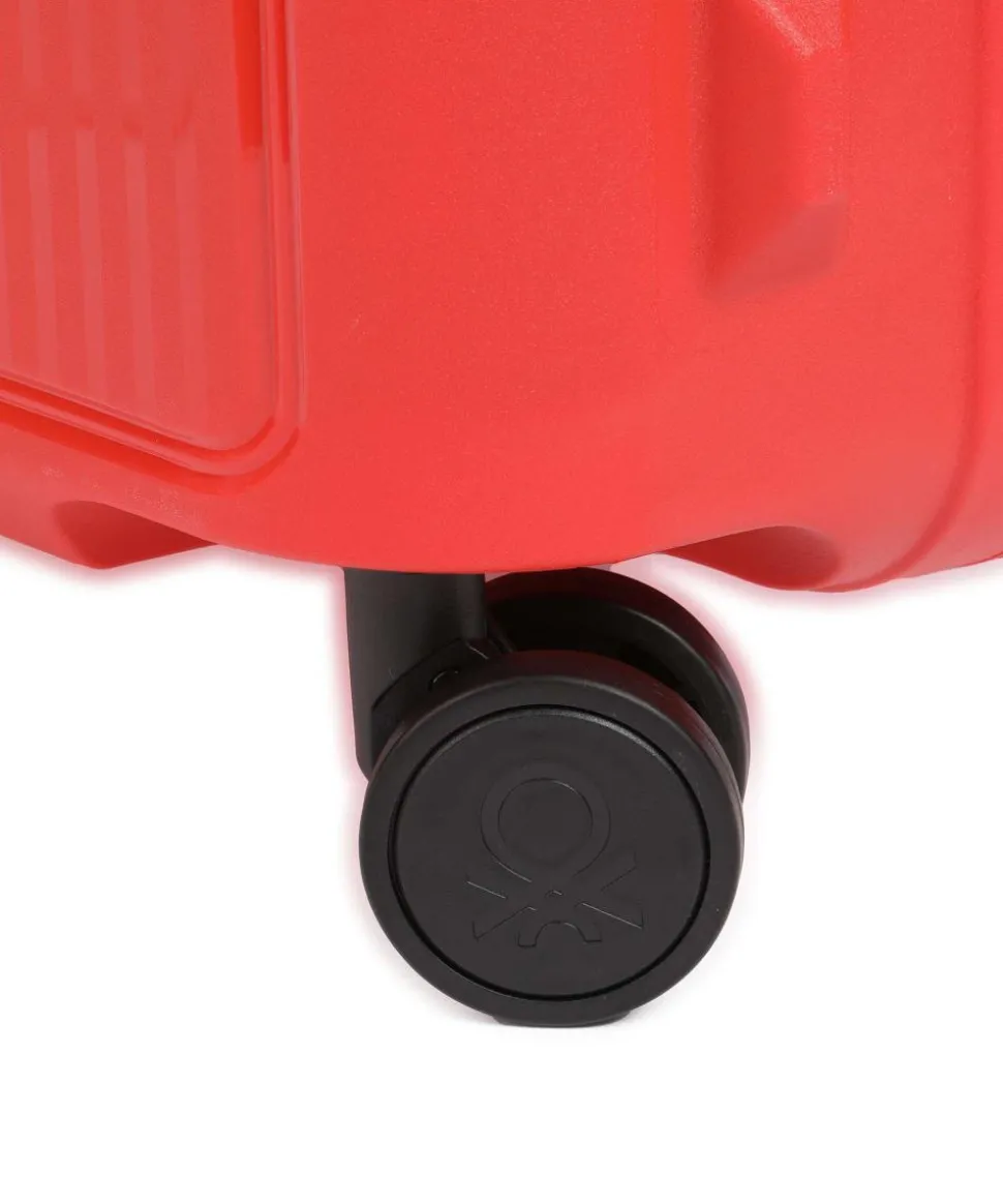 x United Colors of Benetton CB Hard 4-Rollen Trolley rot 67 cm