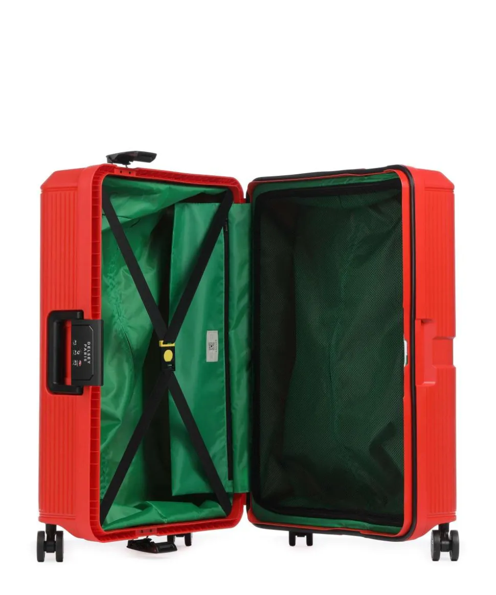 x United Colors of Benetton CB Hard 4-Rollen Trolley rot 67 cm