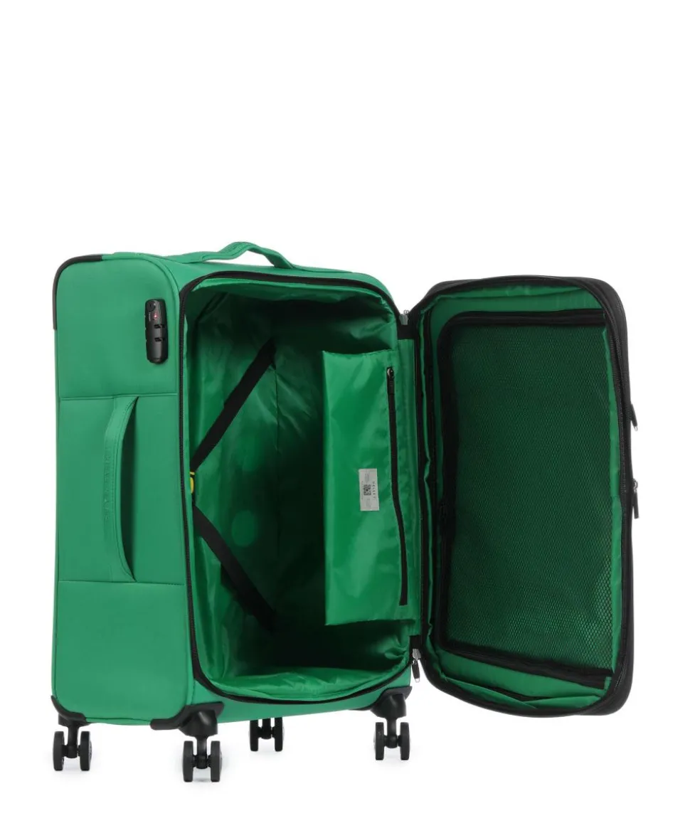 x United Colors of Benetton CB 4-Rollen Trolley grün 67 cm