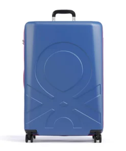 x United Colors of Benetton Fabrica 4-Rollen Trolley blau 76 cm