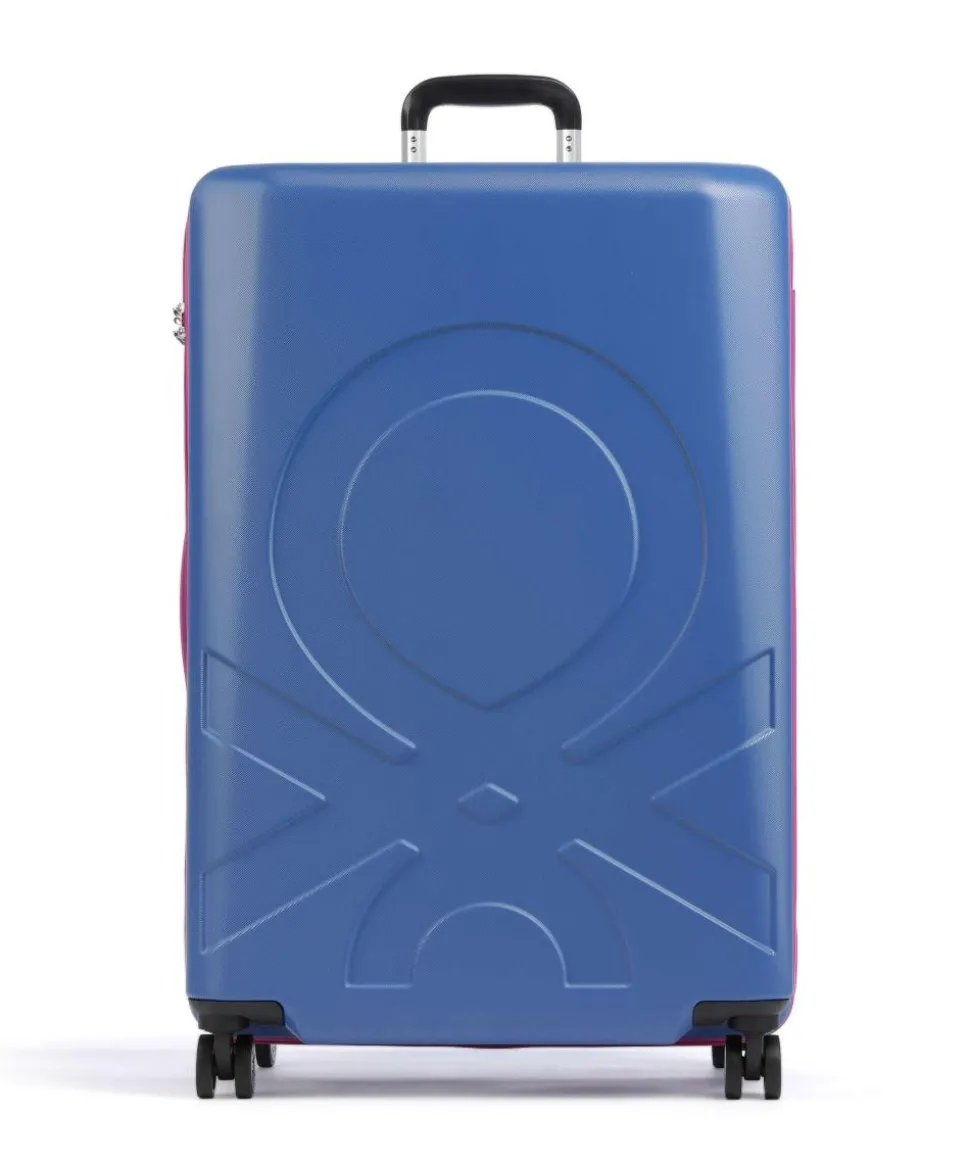 x United Colors of Benetton Fabrica 4-Rollen Trolley blau 76 cm