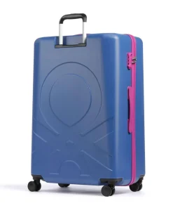 x United Colors of Benetton Fabrica 4-Rollen Trolley blau 76 cm