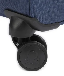 x United Colors of Benetton BE 4-Rollen Trolley blau 55 cm