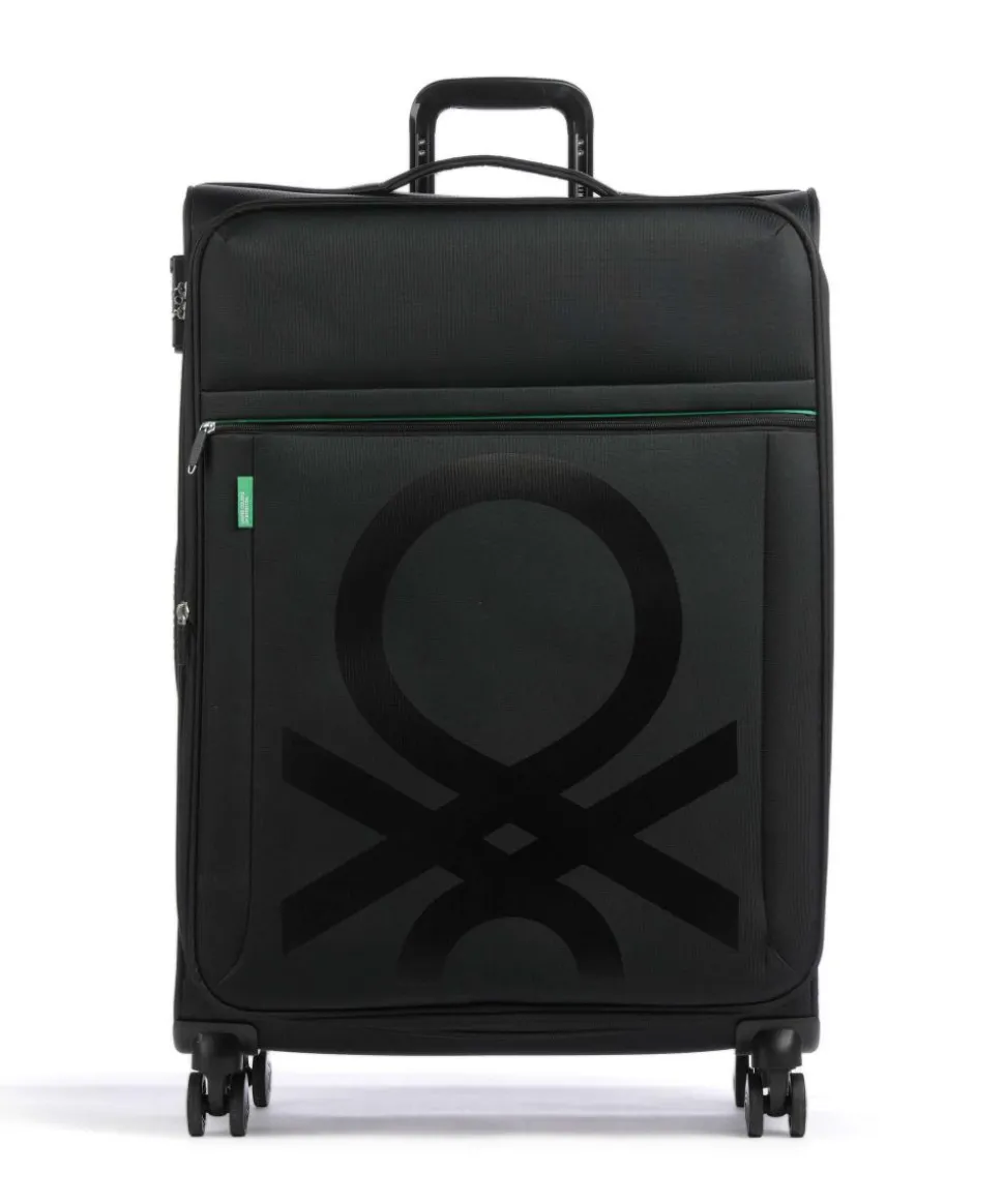 x United Colors of Benetton CB 4-Rollen Trolley schwarz 77 cm