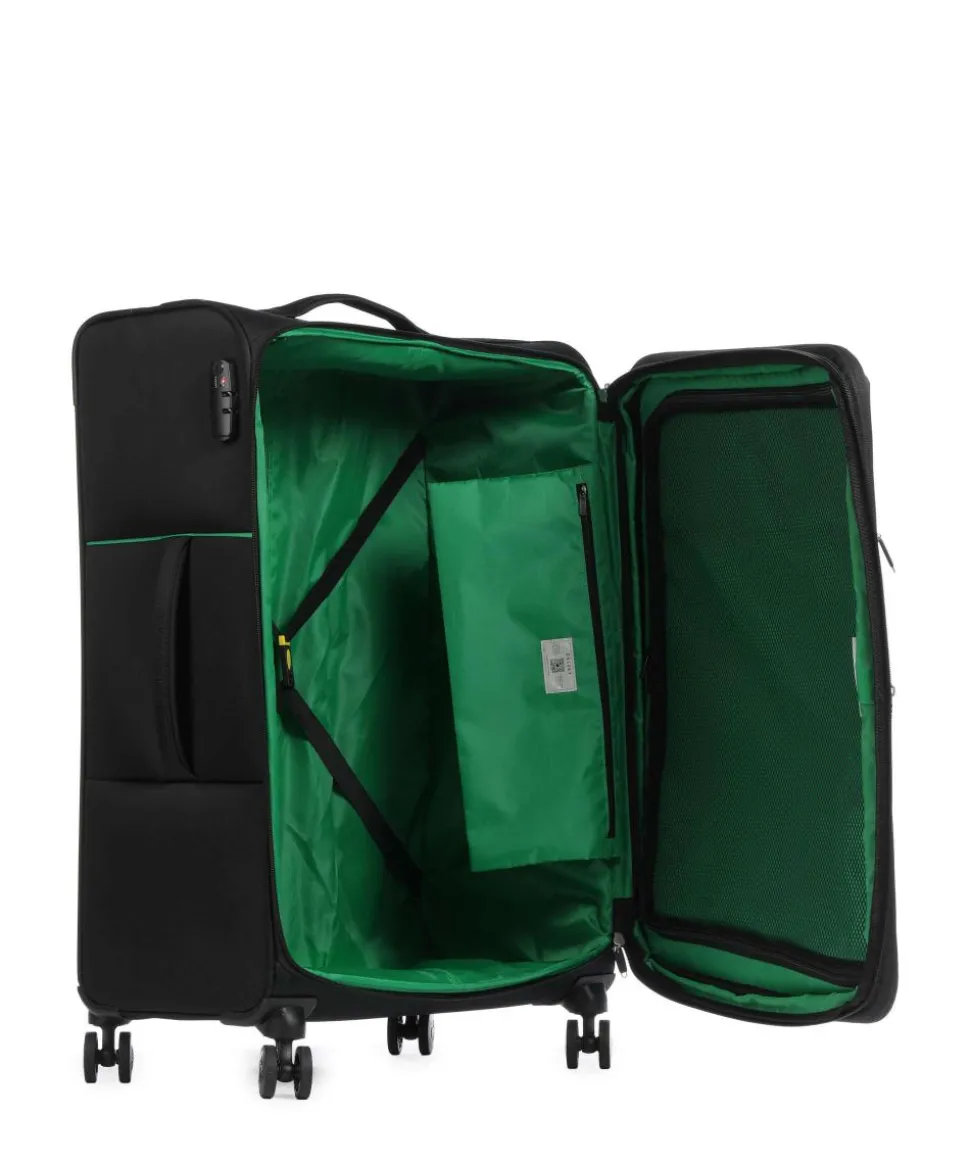 x United Colors of Benetton CB 4-Rollen Trolley schwarz 77 cm