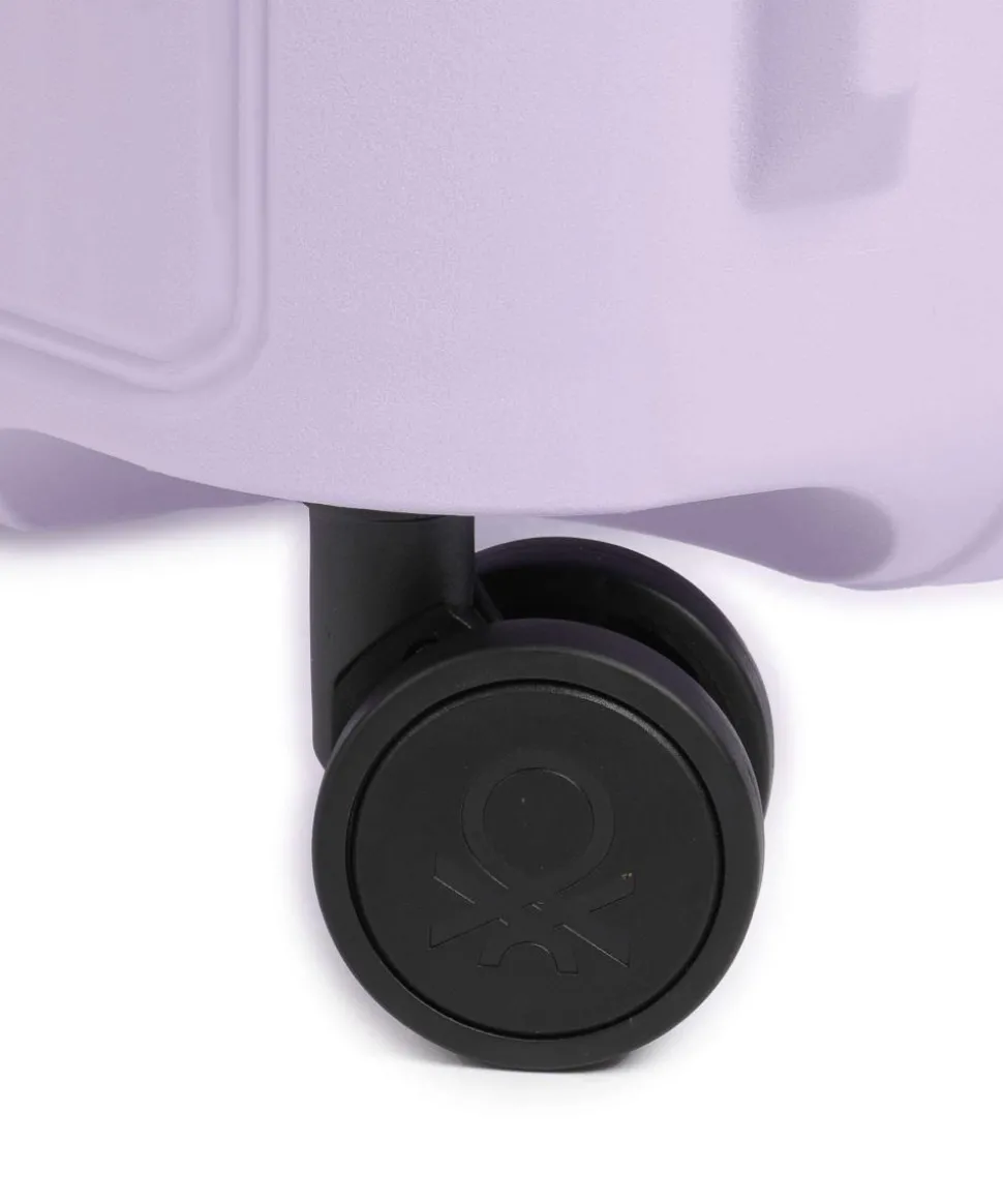 x United Colors of Benetton CB Hard 4-Rollen Trolley lavendel 67 cm