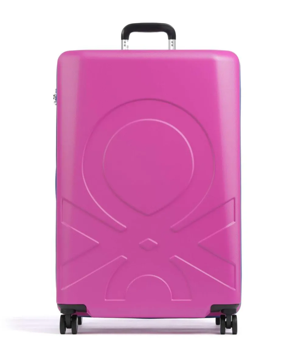 x United Colors of Benetton Fabrica 4-Rollen Trolley violett 76 cm