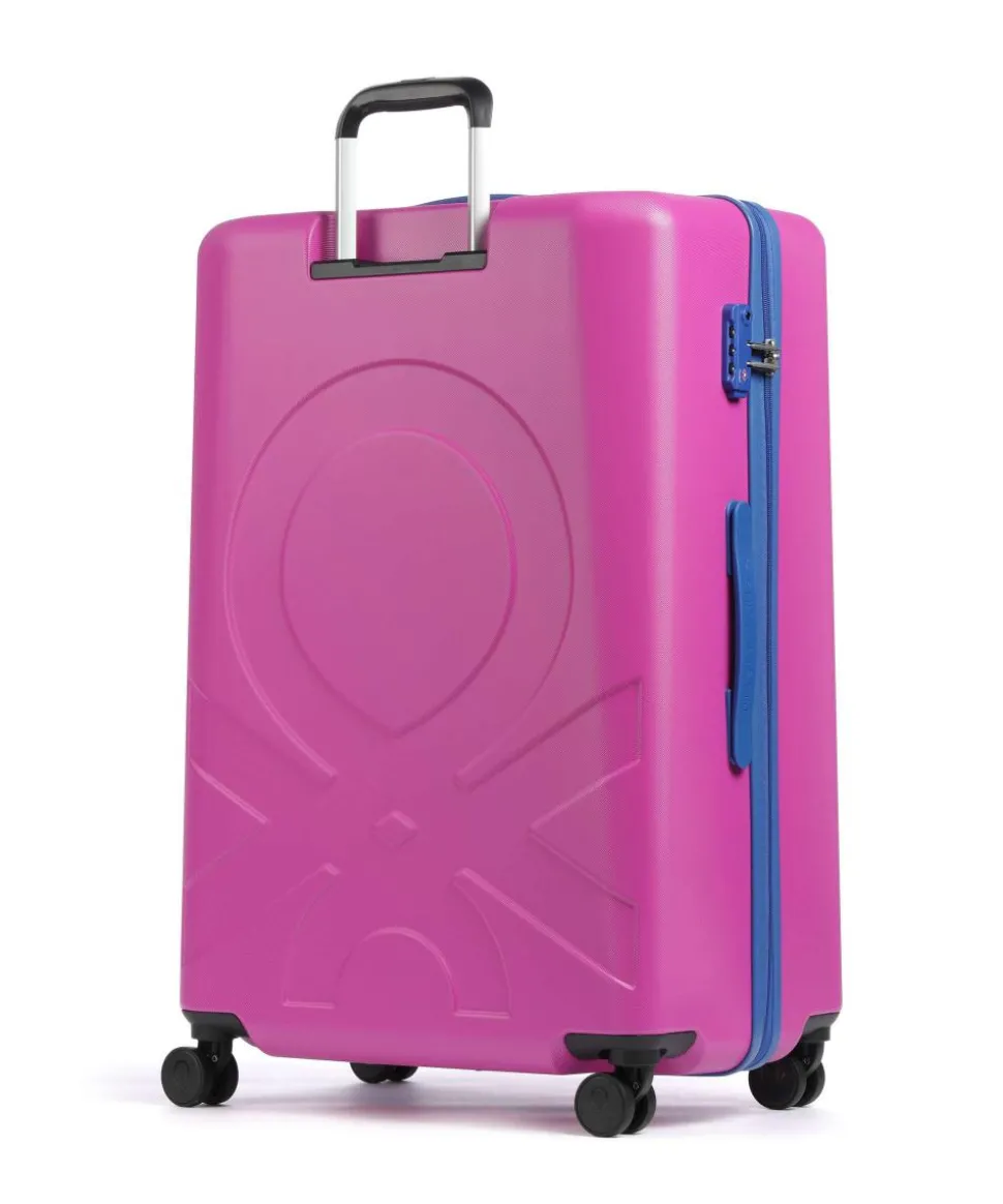 x United Colors of Benetton Fabrica 4-Rollen Trolley violett 76 cm
