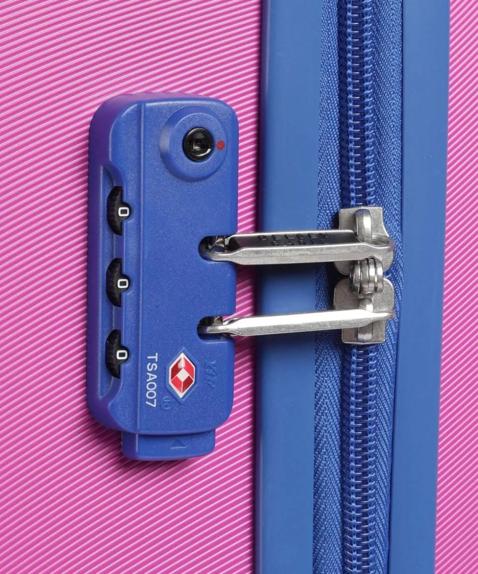 x United Colors of Benetton Fabrica 4-Rollen Trolley violett 76 cm