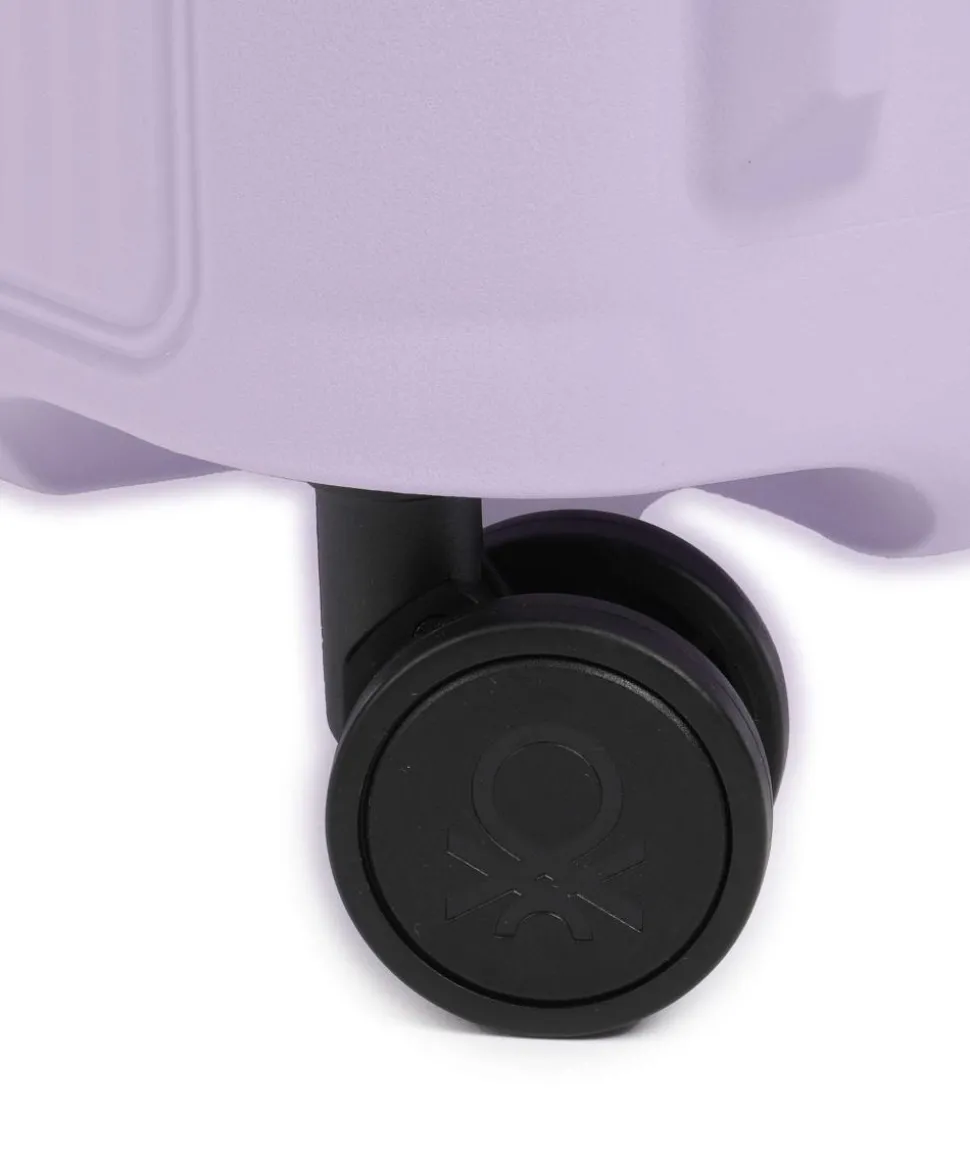 x United Colors of Benetton CB Hard 4-Rollen Trolley lavendel 77 cm