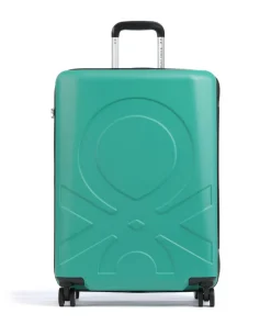 x United Colors of Benetton Fabrica 4-Rollen Trolley grün 66 cm