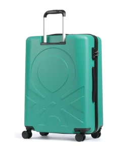 x United Colors of Benetton Fabrica 4-Rollen Trolley grün 66 cm