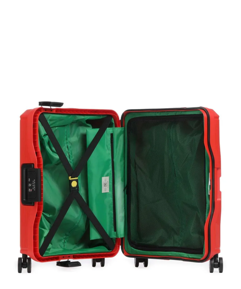 x United Colors of Benetton CB Hard 4-Rollen Trolley rot 55 cm