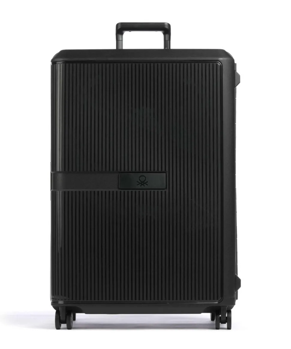 x United Colors of Benetton CB Hard 4-Rollen Trolley schwarz 77 cm