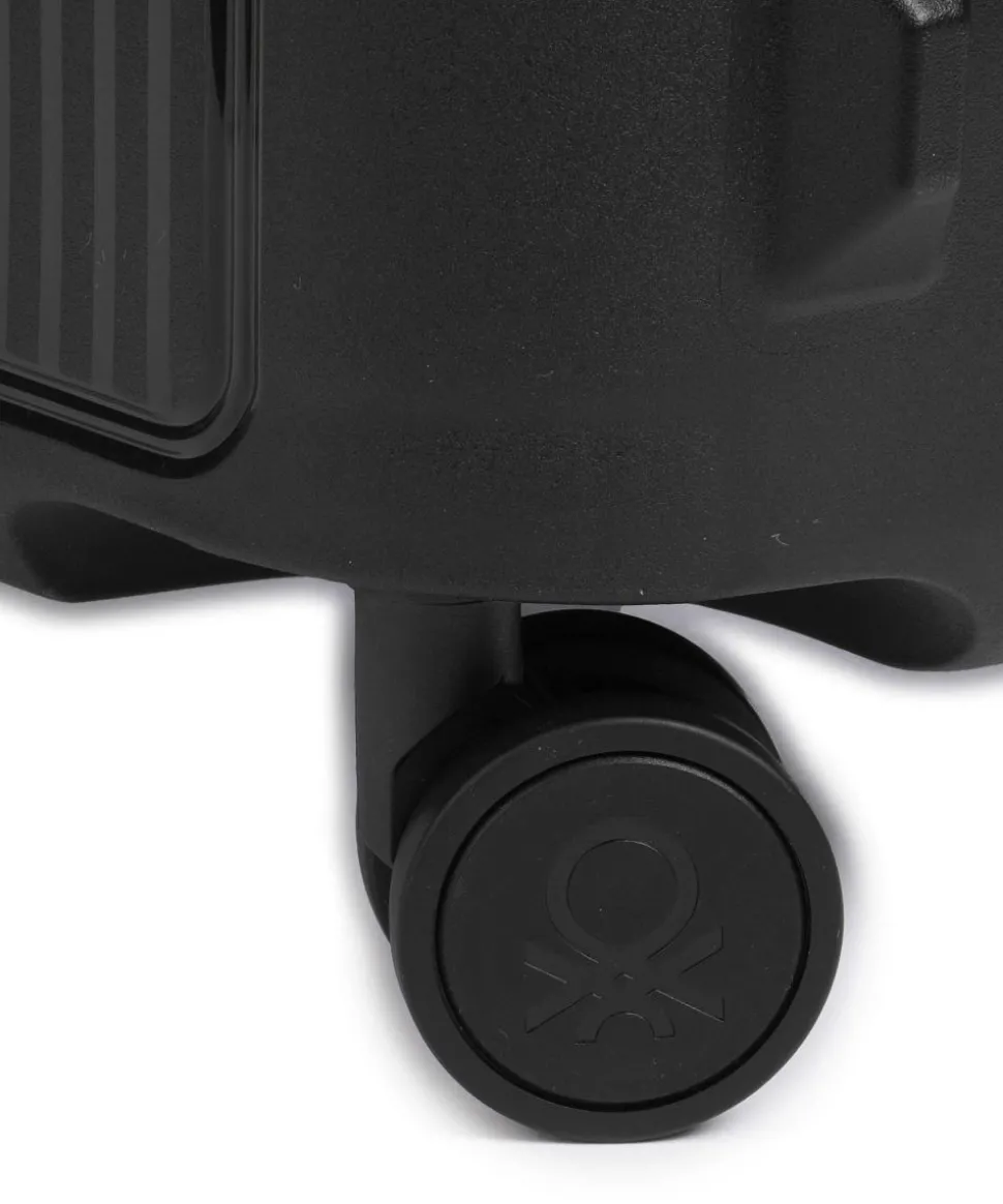 x United Colors of Benetton CB Hard 4-Rollen Trolley schwarz 77 cm