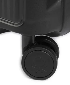 x United Colors of Benetton CB Hard 4-Rollen Trolley schwarz 55 cm