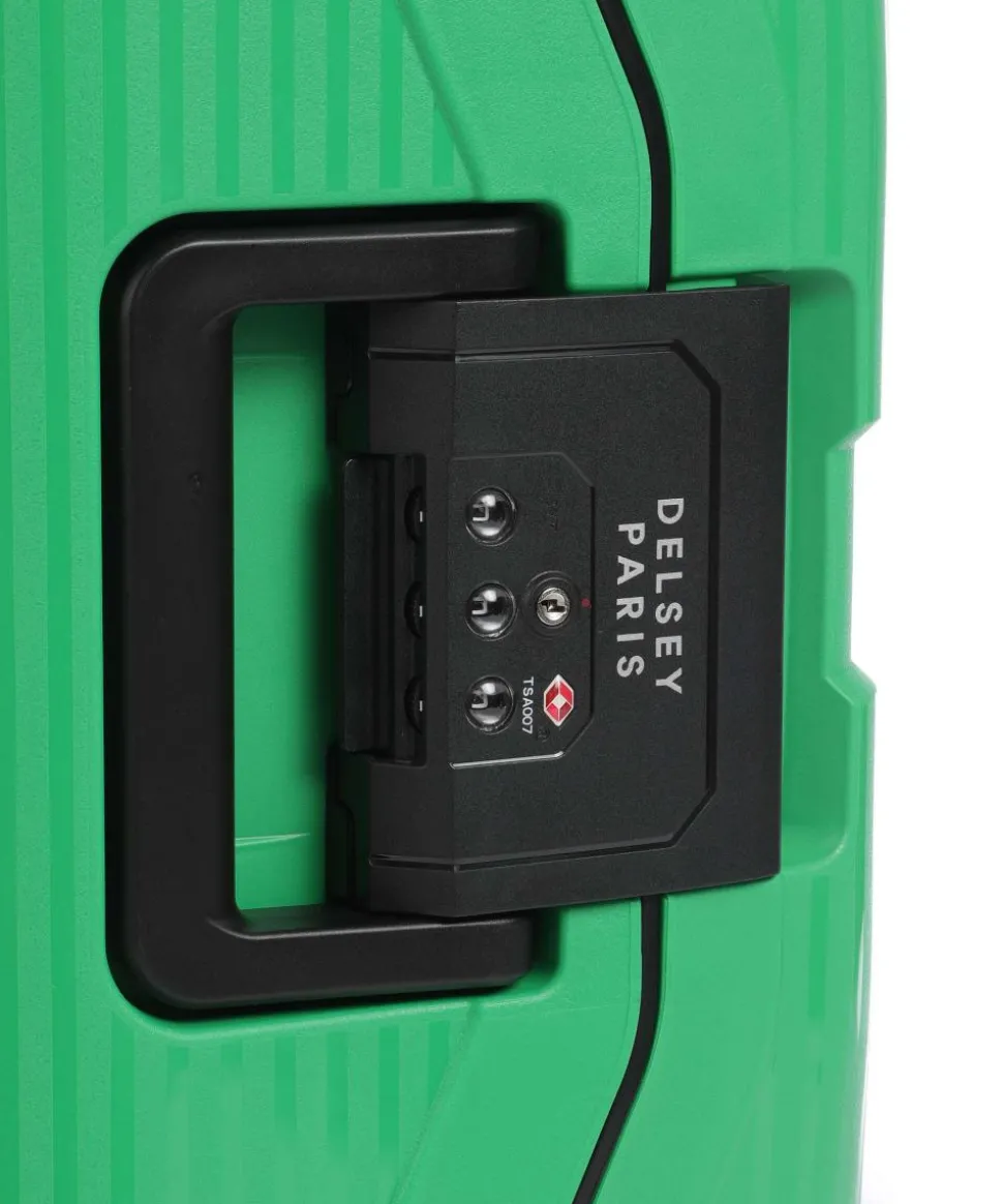 x United Colors of Benetton CB Hard 4-Rollen Trolley grün 55 cm