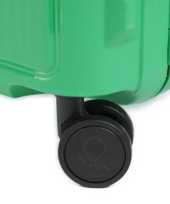 x United Colors of Benetton CB Hard 4-Rollen Trolley grün 55 cm