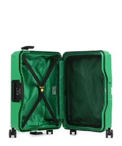 x United Colors of Benetton CB Hard 4-Rollen Trolley grün 55 cm