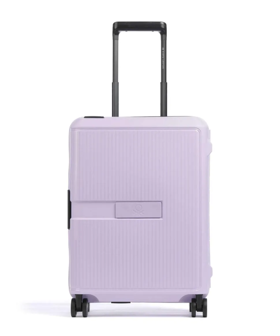 x United Colors of Benetton CB Hard 4-Rollen Trolley lavendel 55 cm