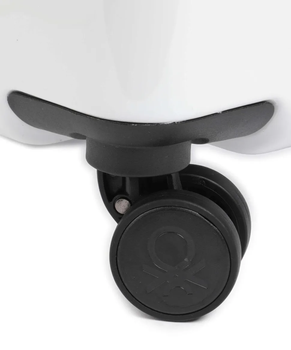 x United Colors of Benetton United 4-Rollen Trolley weiß 76 cm