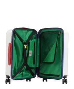x United Colors of Benetton United 4-Rollen Trolley weiß 55 cm
