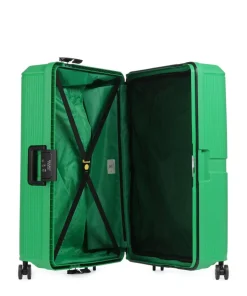 x United Colors of Benetton CB Hard 4-Rollen Trolley grün 77 cm