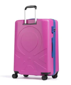x United Colors of Benetton Fabrica 4-Rollen Trolley violett 66 cm
