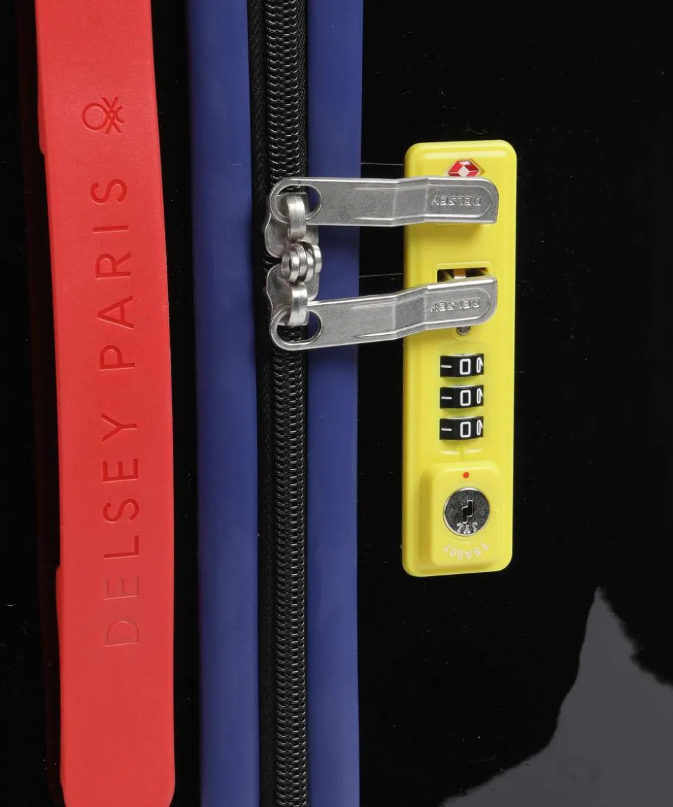 x United Colors of Benetton United 4-Rollen Trolley schwarz 76 cm