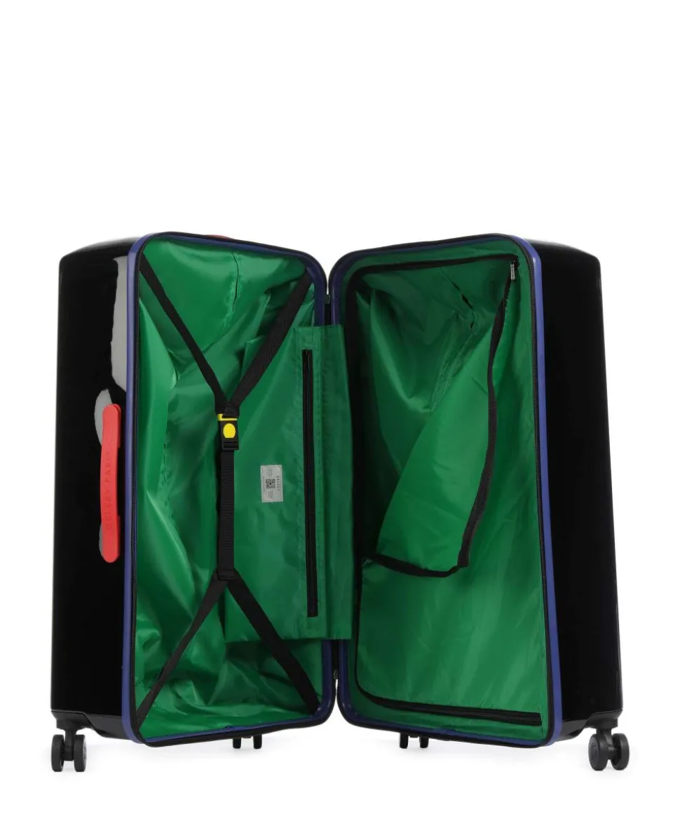 x United Colors of Benetton United 4-Rollen Trolley schwarz 76 cm