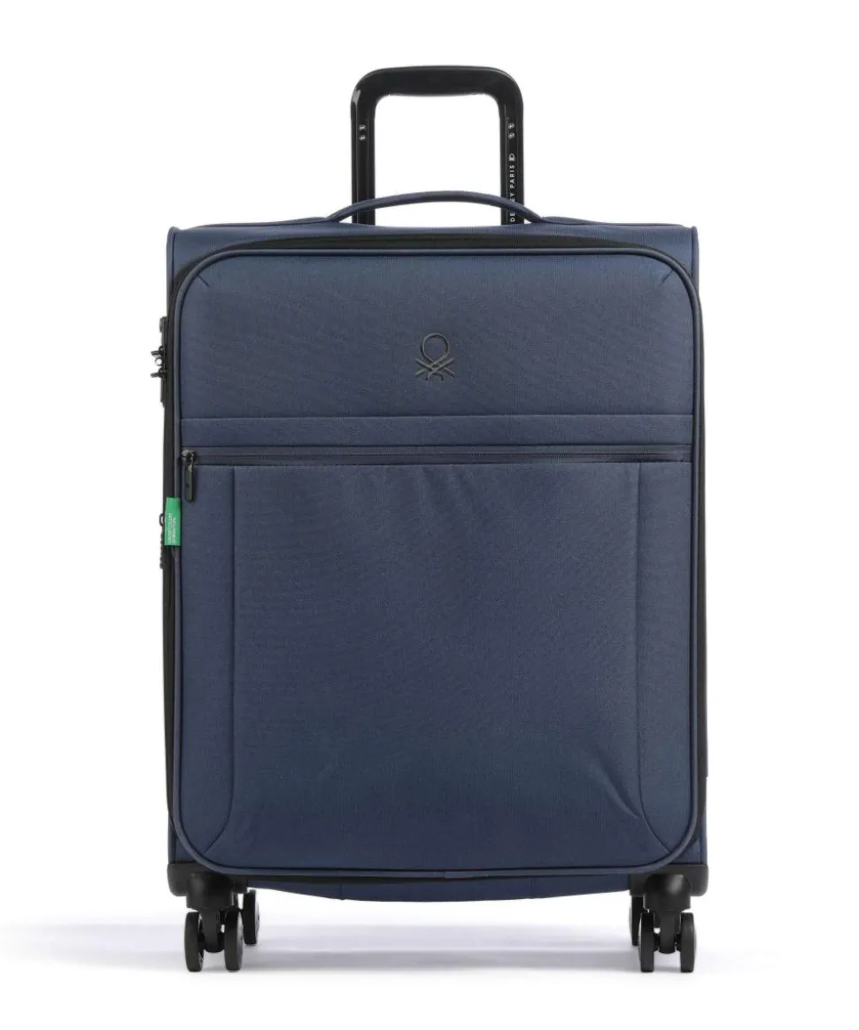 x United Colors of Benetton BE 4-Rollen Trolley blau 65 cm