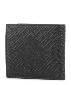 Xavier Geldbörse geprägtes Rindsleder schwarz