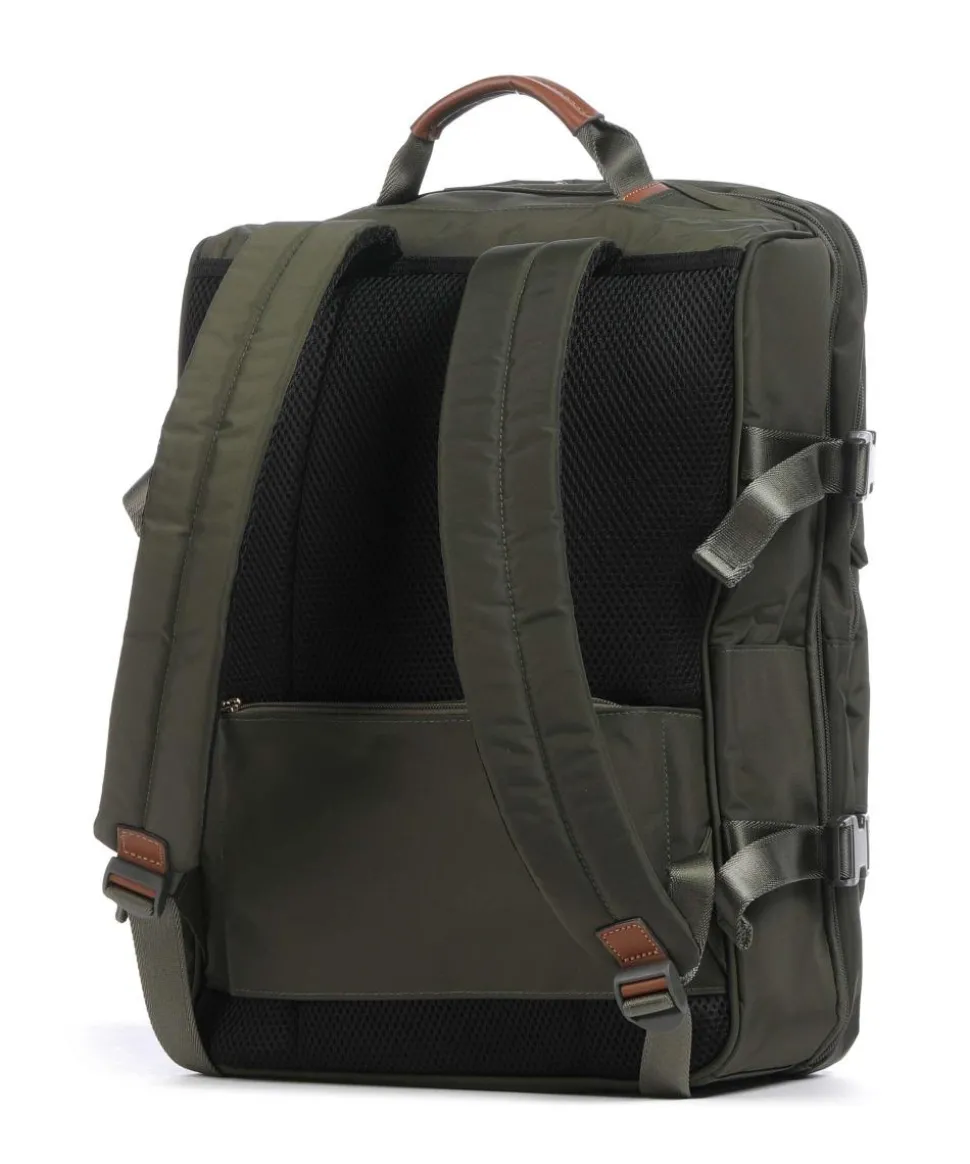 X-Collection Rucksack 16″ recyceltes Polyester olivgrün