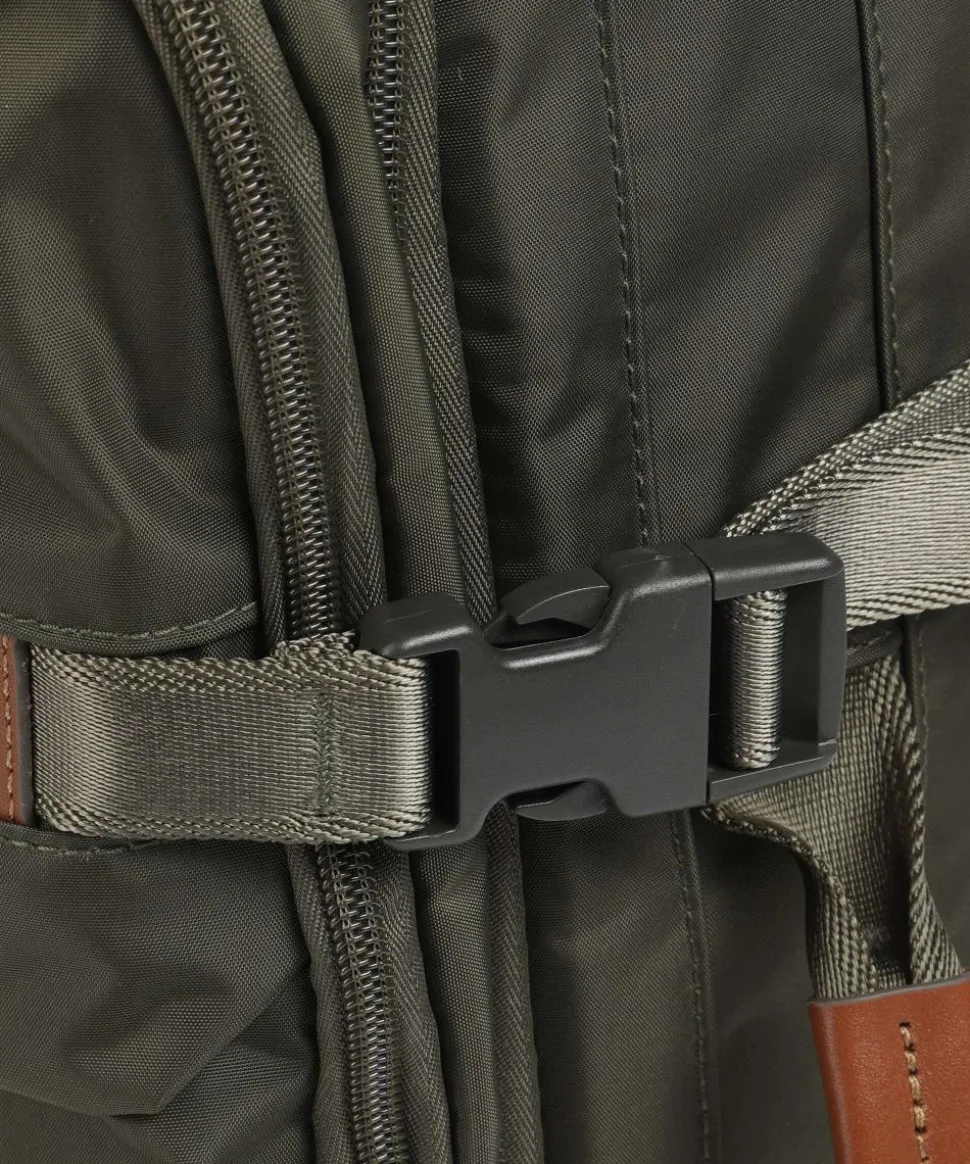 X-Collection Rucksack 16″ recyceltes Polyester olivgrün