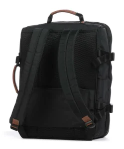 X-Collection Rucksack 16″ recyceltes Polyester schwarz