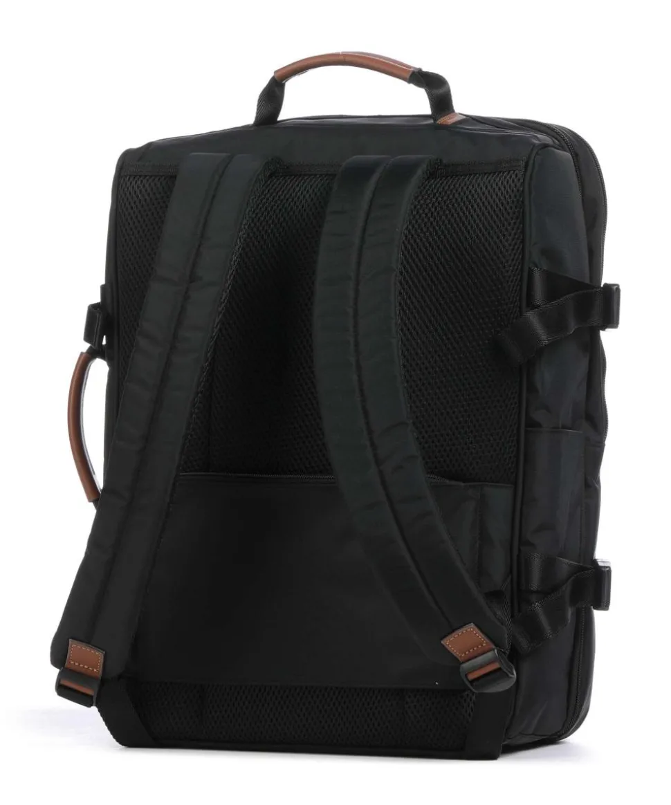 X-Collection Rucksack 16″ recyceltes Polyester schwarz