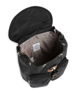 X-Collection Rucksack recyceltes Nylon schwarz