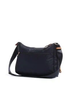 X-Collection Schultertasche recyceltes Nylon dunkelblau