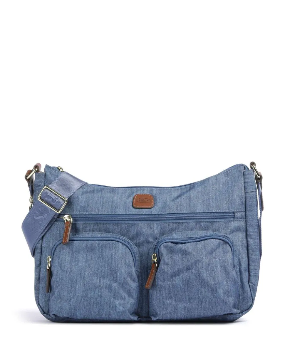 X-Collection Schultertasche recyceltes Nylon jeans